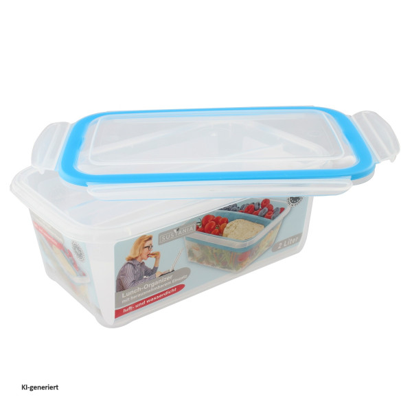 Vorratsdose Lunch-Organizer, SUSTANIA, 2L,