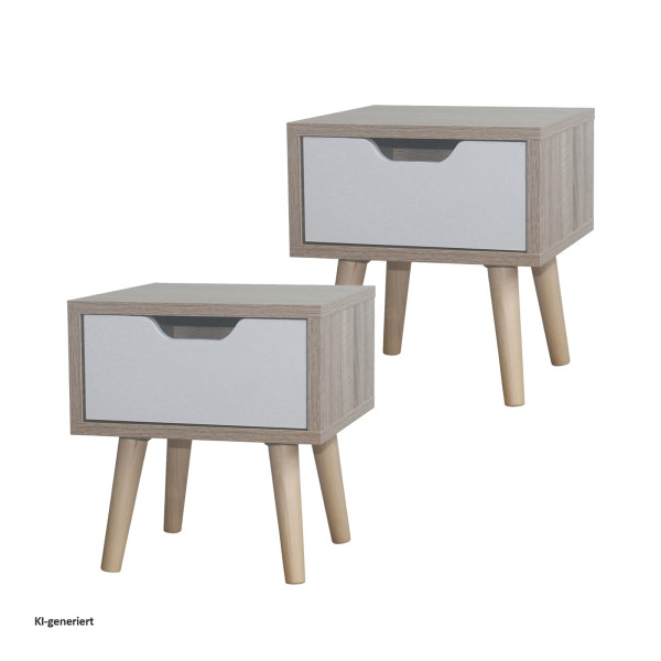 Nachtschrank 1 Schubk. Thekla 29325 Sonoma 2er Set
