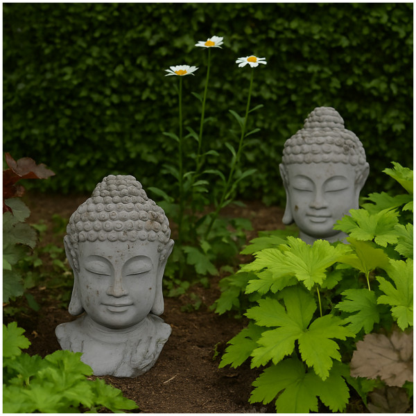 BUDDHAKOPF 12,7X10,5X20 CM 1800 GRAMM