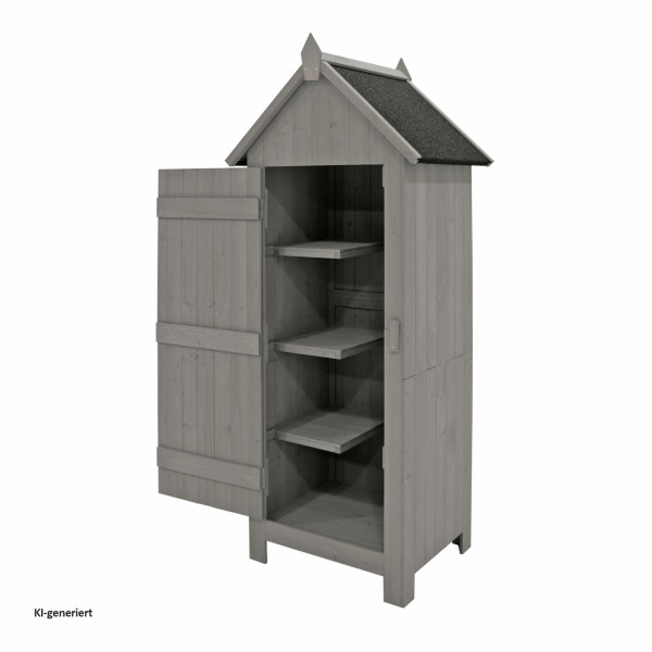 Geräteschrank Wilbur grau