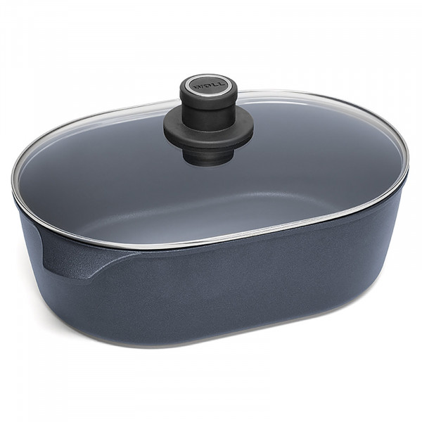 Woll Nowo Titanium Ovaler Jumbobräter mit Deckel