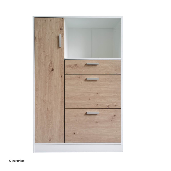 Küchenbuffet Küchenschrank Kombi L
