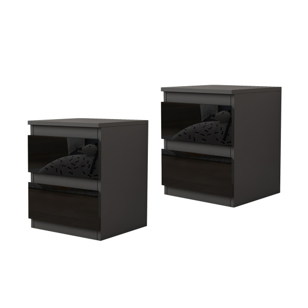 Nachtschrank Kenji 2er-Set