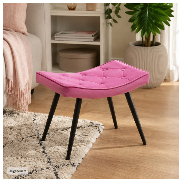 Hocker Freya pink