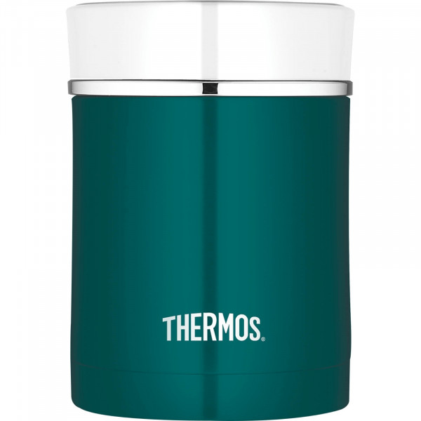 Thermos teal white Isolier-Speisegefäß Premium