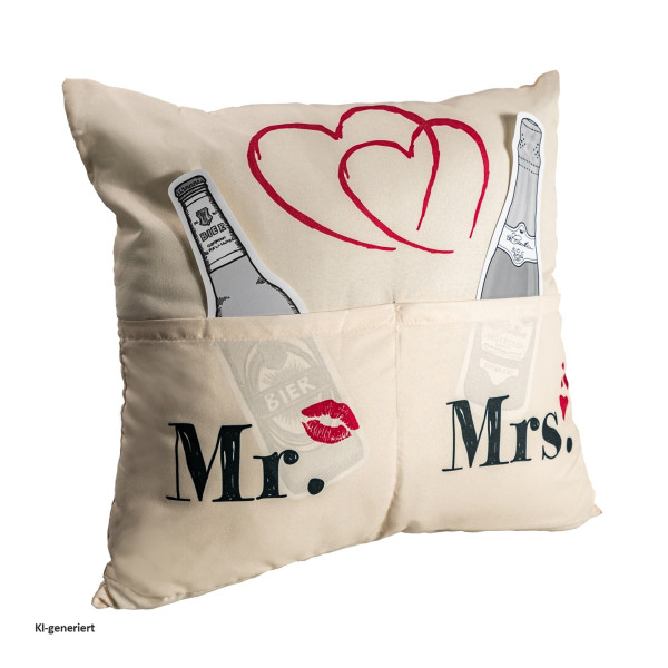 Sofahelden Kissen Mr. & Mrs