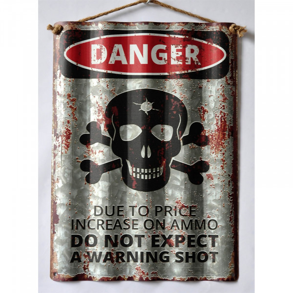 HTI-Line Danger Blechschild