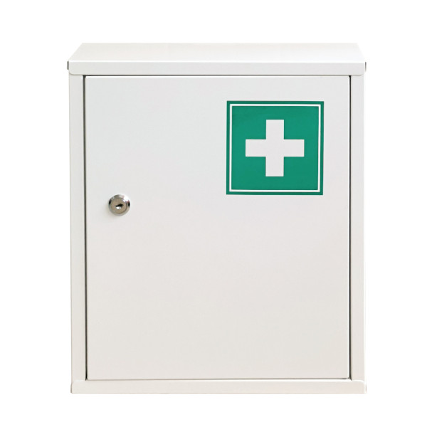 Erste Hilfe Kasten Metall Amin Weiß