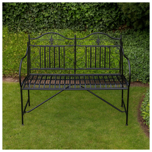 Gartenbank Celia_02 Schwarz