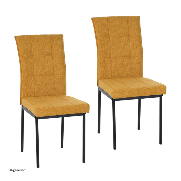 Stuhl Matthew gelb 2er