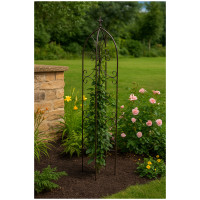 HTI-Living Kletterhilfe Rankgitter Rankhilfe aus Metall Rostoptik HTI-Living Kletterhilfe Rankgitter Rankhilfe aus Metall Rostoptik