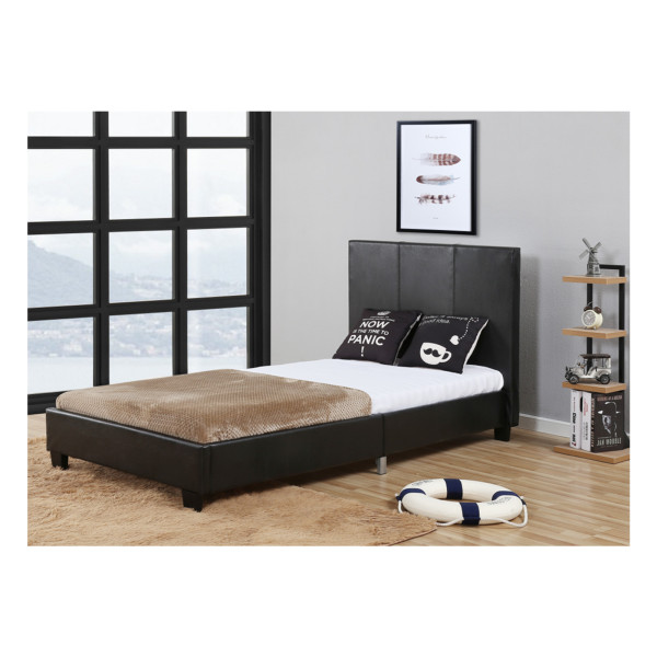 Bett Fina 140 Fina Schwarz PU