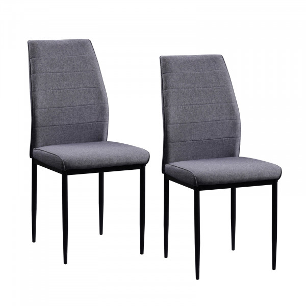 HTI-Living Madison Webstoff 2er-Set Stuhl