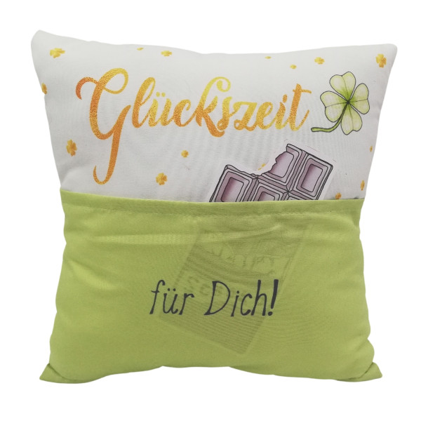 HTI-Living Kissen "Glückszeit für Dich" Geschenk zum Befüllen