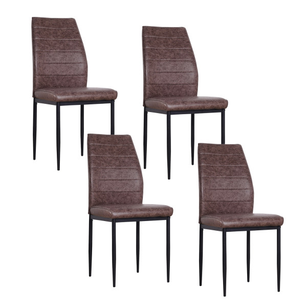 Stuhl Madison Antikbraun 4er Set