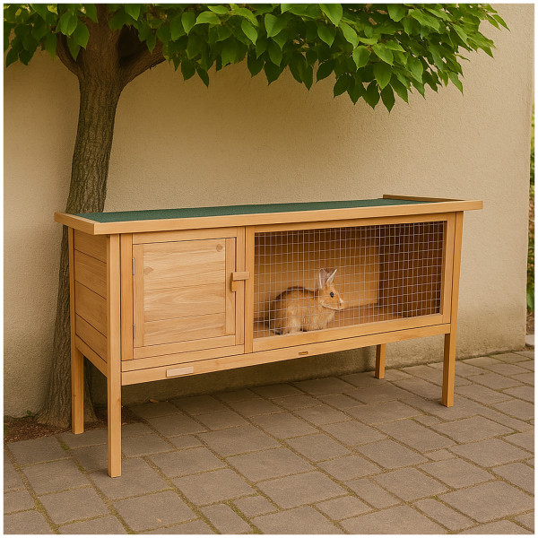 Hasenstall Heidi Braun