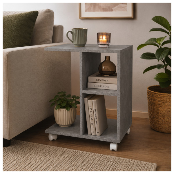 Rollregal Thekla 4530 beton