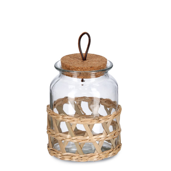 Vorratsglas "Boho" m. Korkdeckel, 1000 ml 16cm
