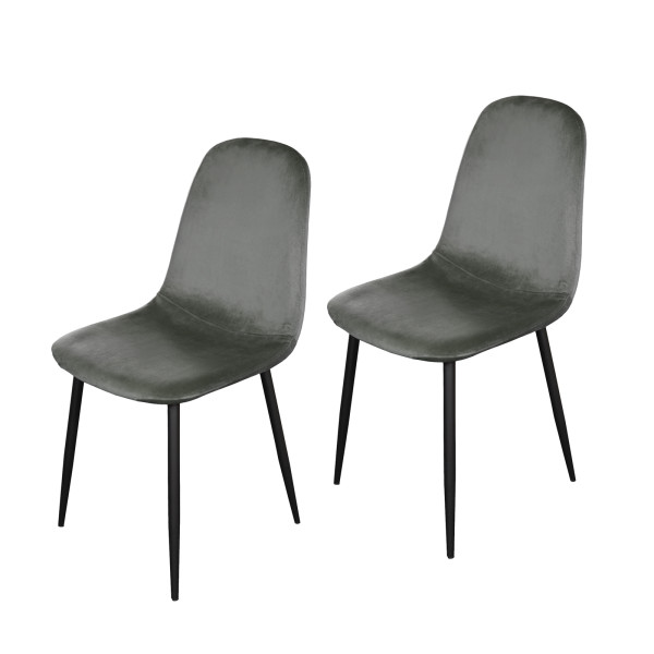 Stuhl Savannah Velvet 2er-Set