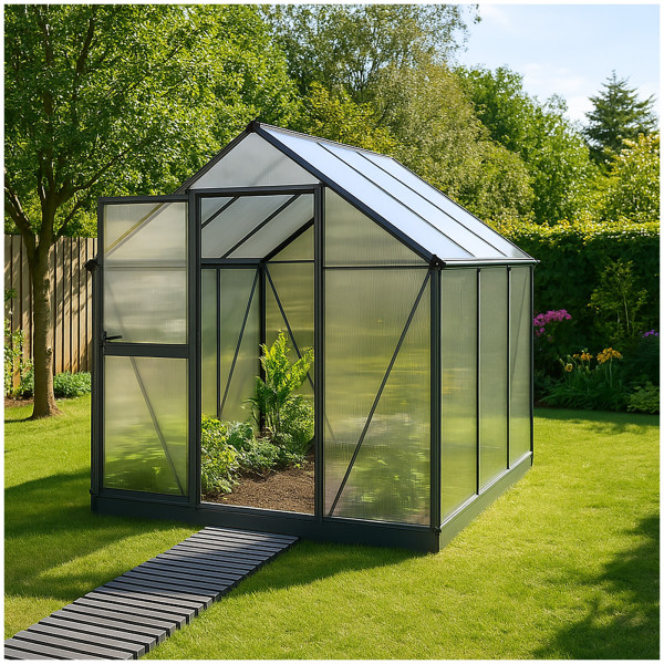 Gartenweg Nessa zum Ausrollen, 16teilig, grau