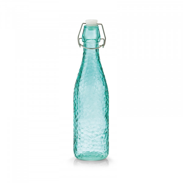 Neuetischkultur Aqua Glasflasche mit Bügelverschluss