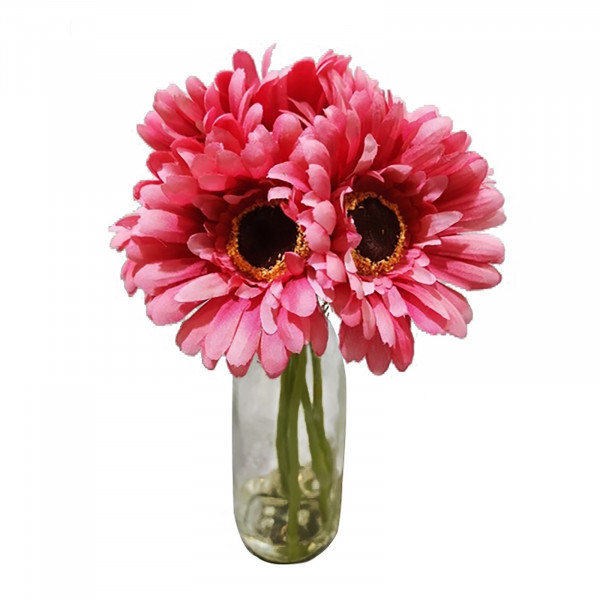 HTI-Living Flora Margeritenstrauß in Vase Kunstblume