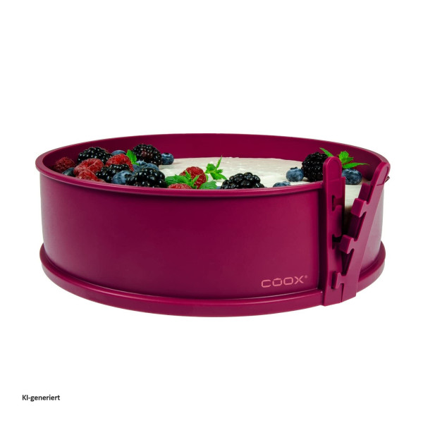 Coox Springform 26 cm Silikon Glas