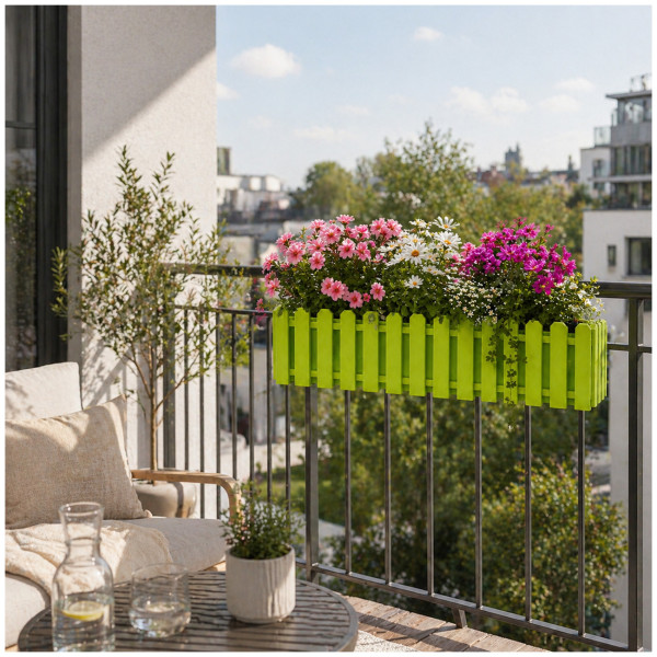 Blumenkasten Nessa, Palisade, selbstbewässernd, g