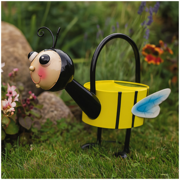 HTI-Living Gießkanne Biene Gartendekoration
