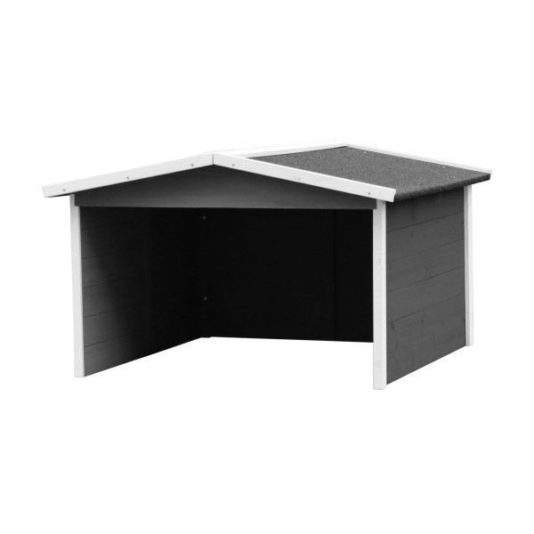 Rasenmähergarage Wilbur Grau