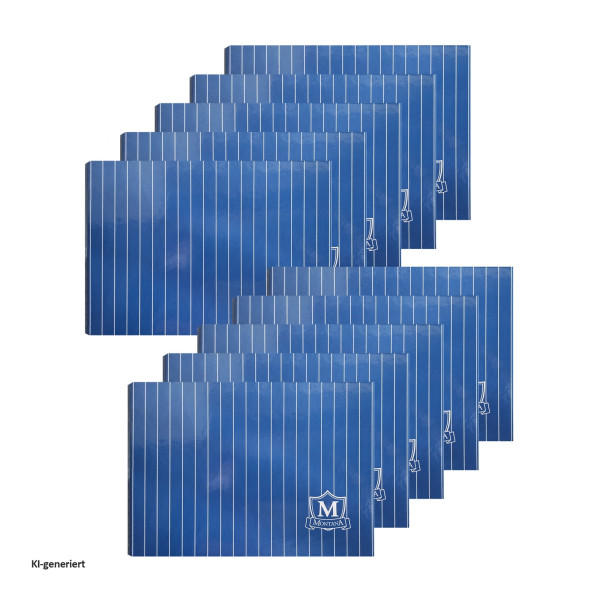 Bankordner Montana Blau 10er Set