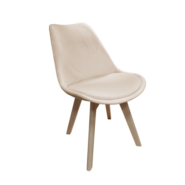 Stuhl Atlanta Velvet Creme