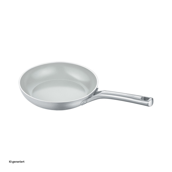 Bratpfanne, Aluminium, recycelt, grau - b.fr