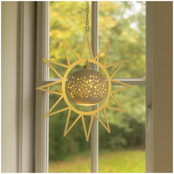 Hänger Stern25 Gold-Kugel Lic.