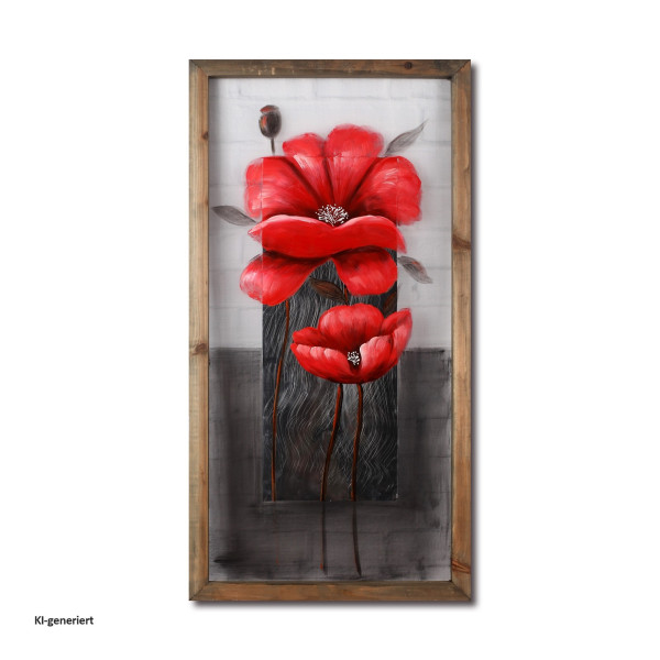 Wandbild Mohnblume