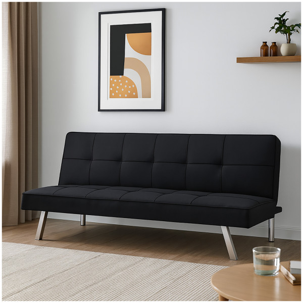 HTI-Living Milena Klappsofa Schwarz