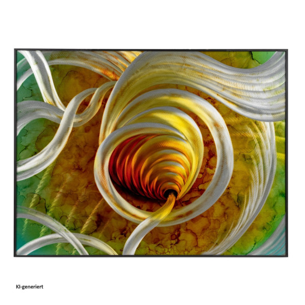 Wandbild 50x70 Alu - Spirale