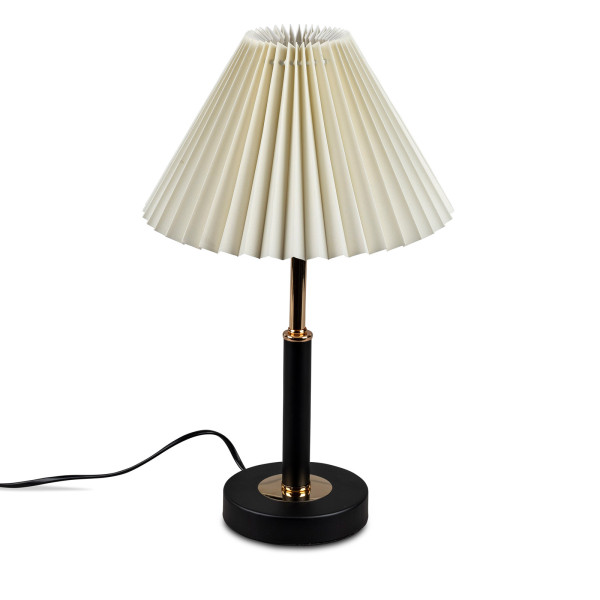Formano Plissee Schirm Tischlampe Creme
