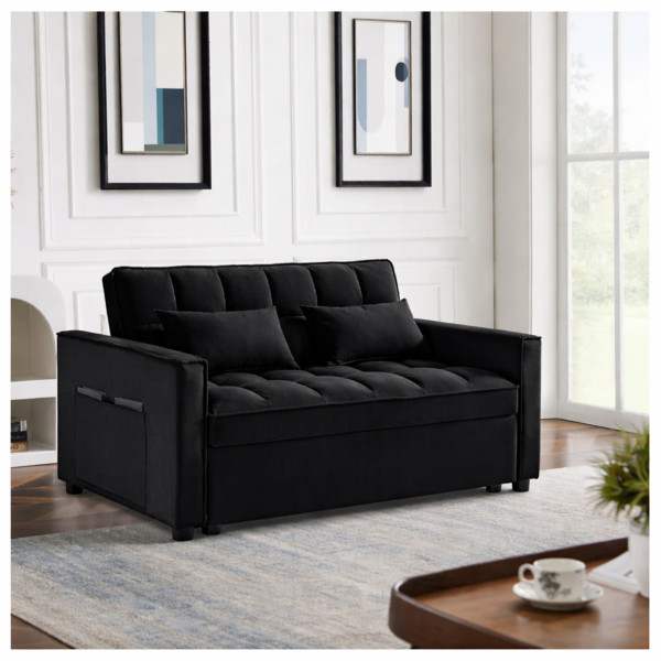 Schlafsofa Mirko schwarz