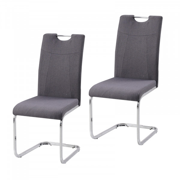 HTI-Line KellyC Grau 2er Schwingstuhl