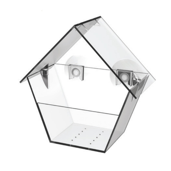 HTI-Living transparent 1-teilig Vogelfutterhaus Nessa