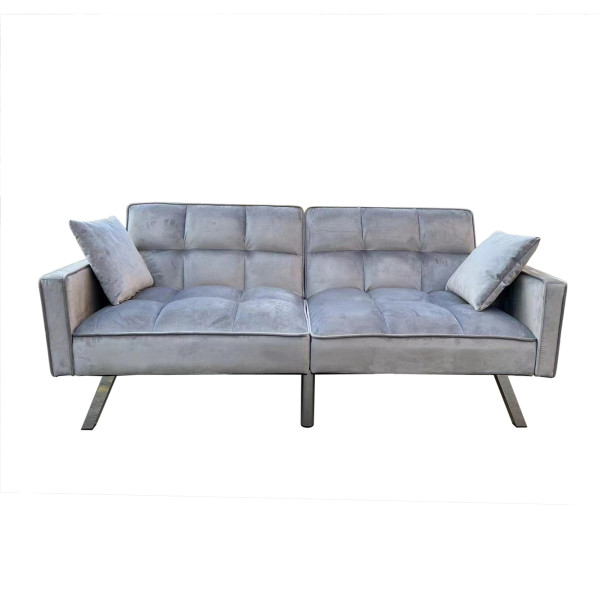 HTI-Living Brigga Grau Sofa mit Schlaffunktion