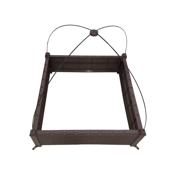 Hochbeet Nessa, 4teilig, Braun