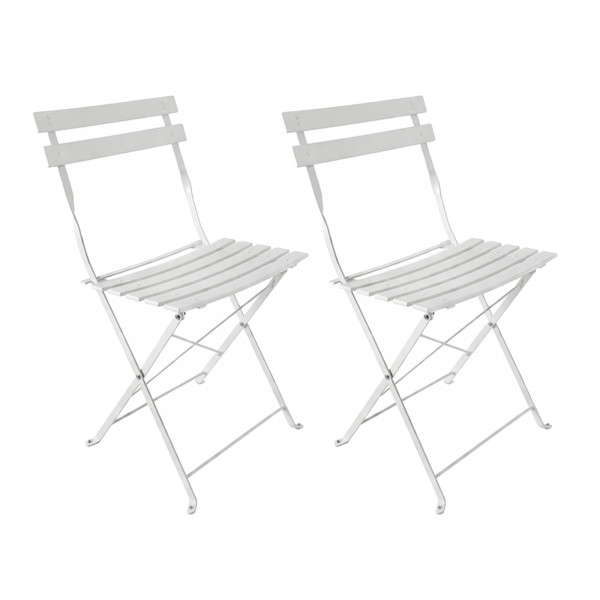 Gartenstuhl Basil creme 2er Set
