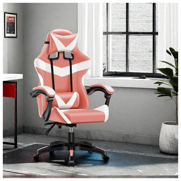 Gamingstuhl Krit Power pink PVC