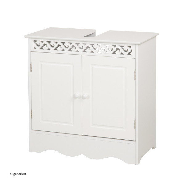 Waschbeckenunterschrank Miriam 7585 weiß MDF