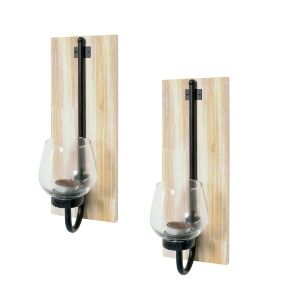 Wandkerzenhalter 2er Set