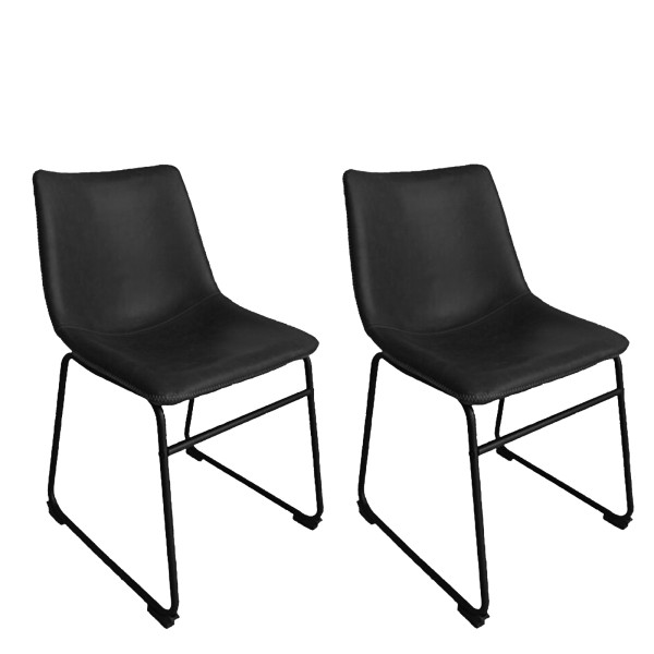 HTI-Living Sadie Stuhl mit Kufengestell 2er Set