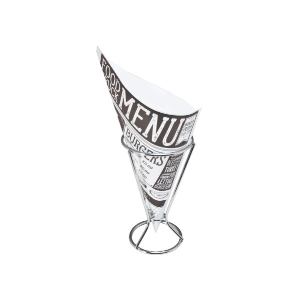 Pommestüte mit Papiertüten 5St