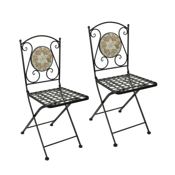 Metallstuhl 2er Set